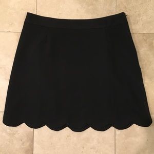 Asos A-like Mini Scalloped Mini Skirt